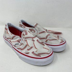 Vans Classic Slip On Sports Baseball Kids size 1.5
